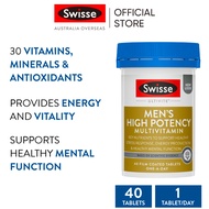 Swisse Men's High Potency Multivitamin 40 Tablets (EXP:01 2026)