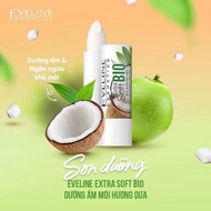 Son dưỡng ẩm môi hương dừa Eveline Extrasoft Bio 4g