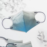 天心/醫療口罩/成人立體10入/漸層系列/極地冰霜