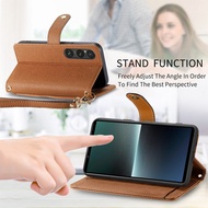 Suitable for Sony Xperia 1VI Love Flip Lanyard Mobile Phone Leather Case Phone Case Sony 10iii Plain