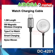 AIDOGA DC-420 Watch Charging Cable 5W Magnetic Wireless Charging SmartWatch Charger Type-C to Watch 