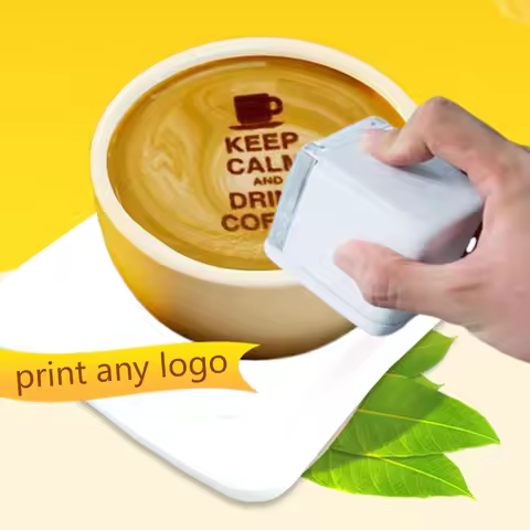 NEW Mbrush Color Portable Printer Handheld Mini Inkjet Pattern Cake Printer Customized USB Wireless 