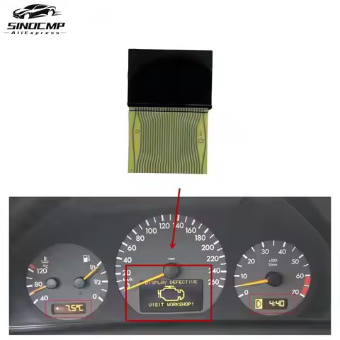 Dashboard LCD Display Screen Pixel Repair Screen For Mercedes Benz W202 W210 W208 R170 1998-2002 Car