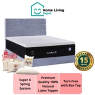 (FREE DELIVERY) King Koil SuperPedic X Limited Edition Latex Mattress (15 Years Warranty)/ Tilam/ 乳胶床褥 (King&amp;Queen)