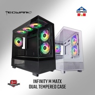 Tecware Infinity M Dual Tempered Glass MATX Case