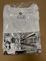 利志達 飲水 漫畫特別版 tee T-shirt 一件 不連漫畫