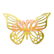 Hiasan Dinding Kupu-Kupu / Hiasan Kue Glamour Gold / Silver / Rose Gold | Glamorous Butterfly Decora