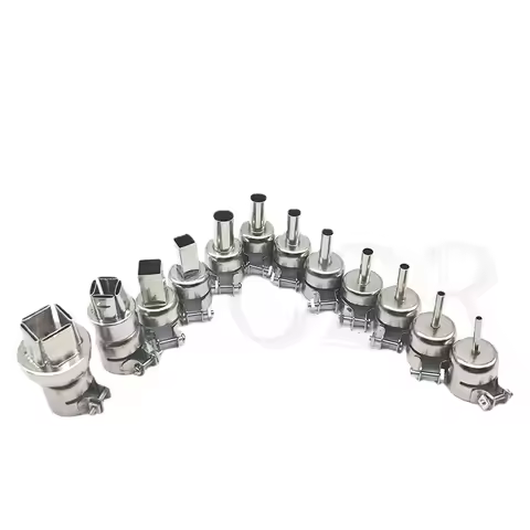 Arrival Heat Gun Nozzles Heat Air Gun Solder Kit For 858 858A 858D+ 8586 Accessories Welding Nozzles