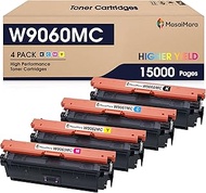 MasaiMara W9060MC W9061MC W9062MC W9063MC Compatible Toner Cartridges Replacement for HP Color Manag