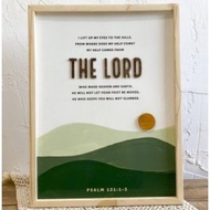 My Help Comes from the Lord(Psalm121:1-3): 3-D wooden lettering for home decorations and