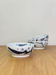 日本製 ❘ Cocomarine系列海洋世界波佐見燒小形湯麵碗