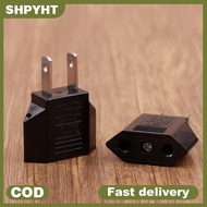 SHP 2Pcs EU US AU EU US To EU/EU To US Plug Adapter Converter Socket