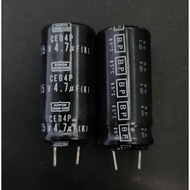 Elco Capacitor 4.7uf 35v Nippon Chemicon Bipolar NonPolar
