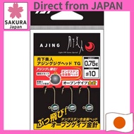 Daiwa Gekkabijin Ajing Jighead TG 0.5g/0.75g/1.0g/1.5g/2.0g/2.5g/3.0g #8/#10/#12 Silver / DAIWA/Gekk