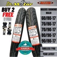 Maxxis Diamond MA3D Tyre 17 Tubeless Tayar Tires TYRES RODA 70/90-17 80/90-17 70/80-17 60/80-17 90/80-17 100% Original