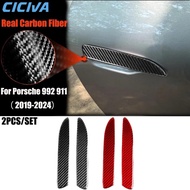 Carbon Fiber Car Accessories Door Handle Decorative Modified Exterior Trim Cover Soft Sticker For Po