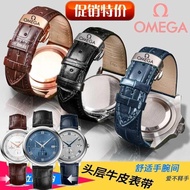 2024∏▼ CAI-时尚27 for-/Omega leather strap original for-/Omega for-/Omega Seamaster 20 Speedmaster Diefei men and women butterfly buckle watch chain