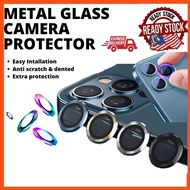 [Premium] Sapphire Alloy Ring Camera Lens Protector Suitable for IP 11 12 13 Pro Max Mini Tinted Lens Metal Shield glass