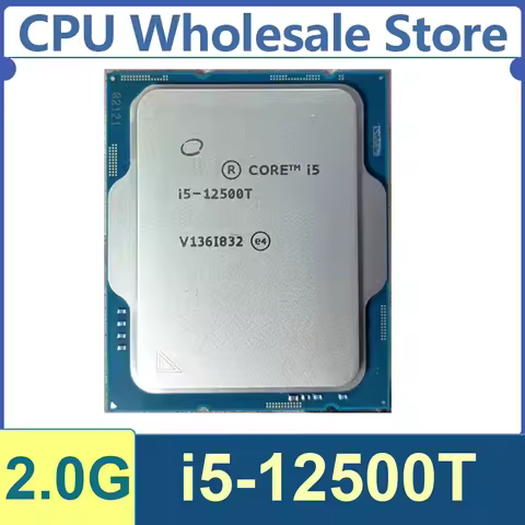 Intel Core I5-12500T 6 Core 12 Thread 2.0GHz 35W 18MB Cache 10nm LGA1700 SRL5W DDR4 3200 DDR5 4800 A