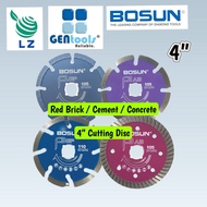 BOSUN 4” CUTTING DISC / F1GP / F2AB / F3GP / F3AB / RED BRICK / TILES / CONCRETE