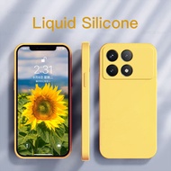 Poco X6 Pro 5G Case Luxury Liquid Silicone Phone Case for Xiaomi Poco X6 X7 Pro X 6 Pro X7 X7Pro X6p