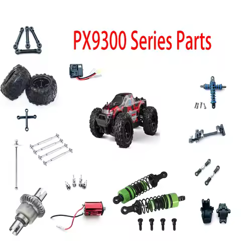 DEERC 300E 301E 302E PX9300-9304 1:18 RC Car Parts PXToys Universal Accessories: Shock Absorber,Diff