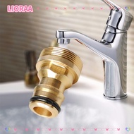 LIORA‌A Tap Adapters, Universal Brass Brass Faucet, Brass Quick Connector Brass Faucet Connector Kit