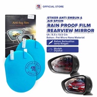 Stiker Anti Embun Dan Air Spion Mobil Motor Rain Proof Film Rearview Mirror