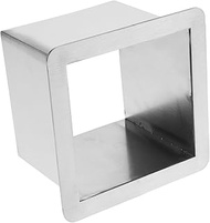 PRETYZOOM Hanging Rubbish Bin Cover for Kitchen Drop-in Trash Chute Grommet Stainless Steel Counter 