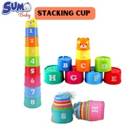 SumoBaby Educational Toys Stacking Cup Color Cup Baby Tower Puzzle Stacking Cup