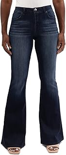 1822 Denim Women's 34'' Long Mid-Rise Vintage Flare Jeans'