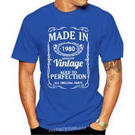Best Seller Casual T-Shirt Short Sleeve Funny 40th Birthday Pattern Vintage Style For Men Age 1980 4
