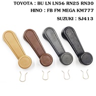 HINO FB FM MEGA KM777 Mirror Hand Crank Car Window Multi-Colored