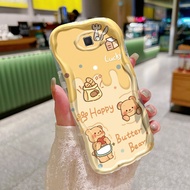 Hp Case Samsung Galaxy J7 Prime J2 Prime J7 Prime 2 Case Cute Case Glatest Aesthetic Honey Bear Pattern HP Softcase Wave Limit Phone Case