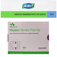 496100-MEPILEX BORDER POST-OP 6X8CM 10'S