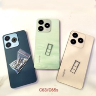 Realme C63 / C65s case with camera glass, volume control button and sim slot