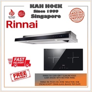 RINNAI RH-S309-GBR-T SLIMLINE HOOD+ RINNAI RB-7012H-CB 2 ZONE INDUCTION HOB BUNDLE