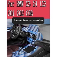 For BMW X3 X4 IX3 G01 G02 G08 2018-2022 Gearbox Panel Navigation Automotive Interior Screen Protecti