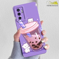 Case Untuk Vivo V23E - Eksotik - Casing Vivo V23E - Bahan Premium - Kesing Vivo V23E - Silikon Lucu
