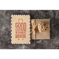 Handwritten card - Greenwood card with envelope - 10x15cm