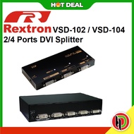 2 / 4 Ports Rextron DVI Splitter - Rextron 2 / 4 Ports DVI Splitter