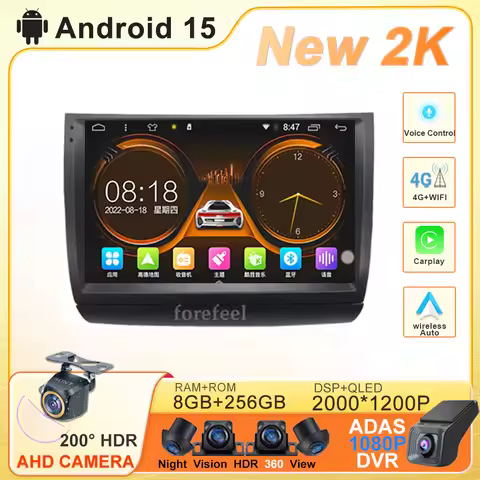 Android 15 For Toyota Prius 20 2003-2009 Carplay Auto Radio Multimedia Stereo head unit Player Navig