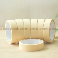Block of 6 rolls of 4.8cm paper tape - 25m long - Paper tape, color blocking tape, paint blocking ta