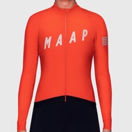 MAAP Spring and Autumn Long Sleeves Cycling Jersey Women MTB Bike Shirt Female Sport Riding Clothing Top