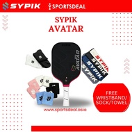 Sypik Avatar Ultimate Pro Tour Pickleball Paddle (Includes 1 Free Pair of Socks/Pair of Wristbands/T