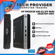 HP Prodesk 600 G3 Micro Desktop Unit | Intel Core i5 7th Gen, 8GB Ram, 120GB SSD |  We also have cheapest laptop, gaming laptop, macbook, affordable computer , lenovo , acer , hp laptop , i3 , i5 , i7 PRELOVED | Tech Provider