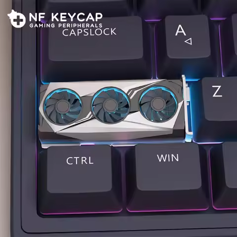 Delta Force Graphics Card Keycaps Trendy Personalized Keycaps Hacking Claws Mechanical Keyboards Key