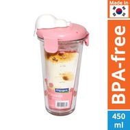 Glasslock 450 Ml Piggy Shaker Bandung Original Durable Drink Place