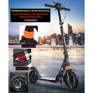 PREMIUM FOLDABLE ADULT KICK SCOOTER BRAKE DISC HAND BRAKE (NON ELECTRIC)