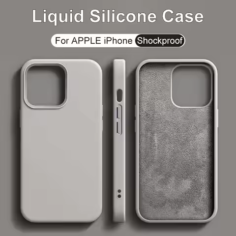 15 14 Pro Max New Liquid Silicone Phone Case For Apple iPhone 13 14 11 12 15 Pro Max 15 Plus Bumper 